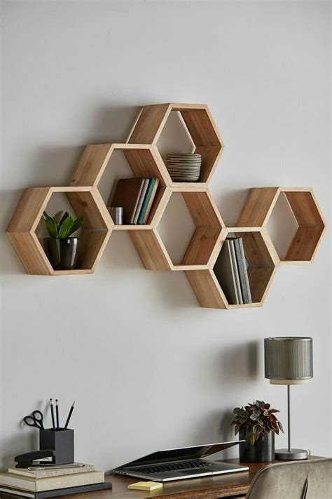 Colorful Wood Wall Shelves Decorating Ideas/Wood Floated Rack Styles ...