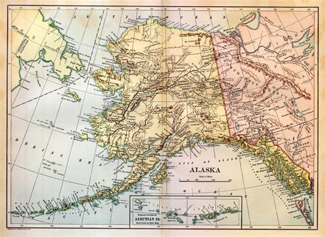 Cities Map of Alaska