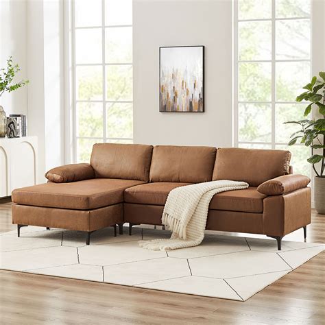 Small Scale Leather Sectional Sofa | Cabinets Matttroy