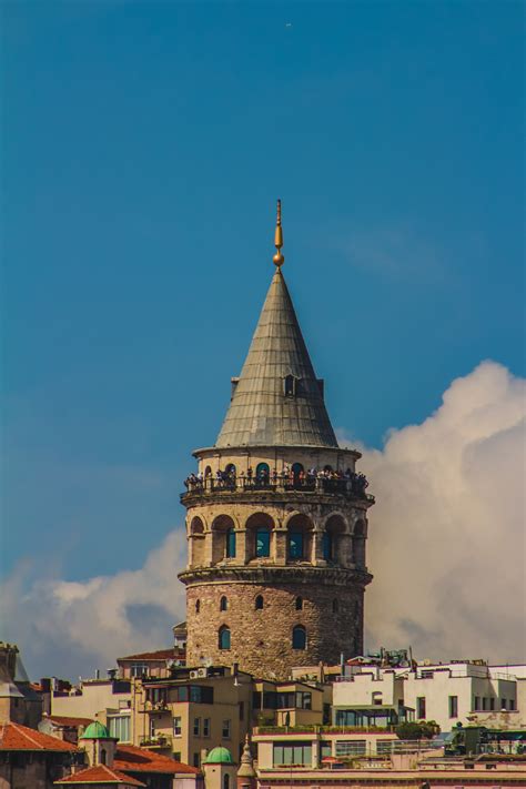 Galata Tower during Sunset · Free Stock Photo