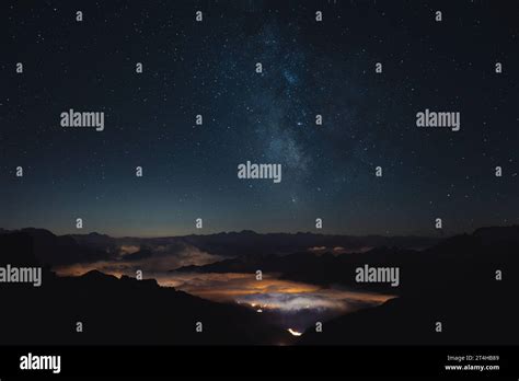 Milky Way night sky Stock Photo - Alamy