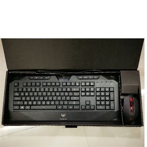 NEW Acer Predator Wired USB Gaming Keyboard + Mouse, Electronics on ...