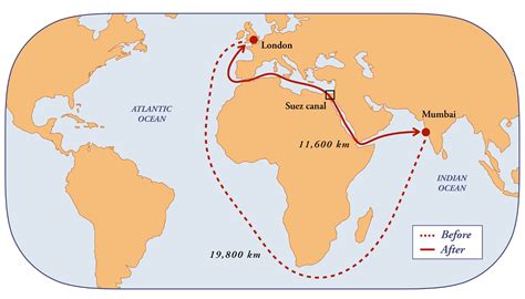 Suez Canal Map: Bridging Continents & Fueling Trade | Mappr