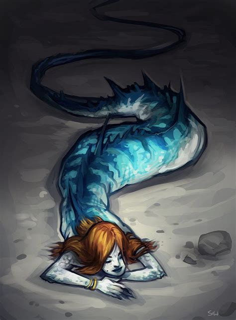 Naga by znodden on DeviantArt | Mermaid art, Naga, Character design monster