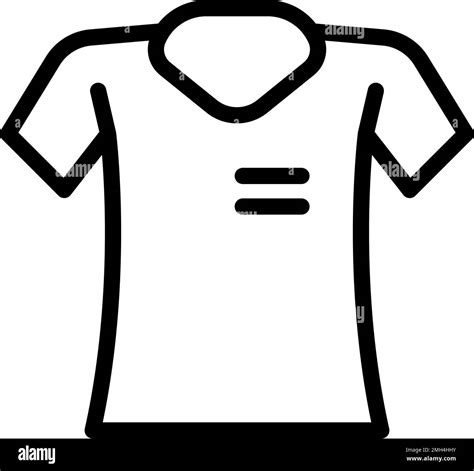 Shirt model icon outline vector. Front short. Top uniform Stock Vector ...