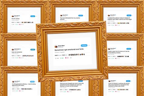 Framed Kanye West Tweets Are Now a Thing You Can Buy