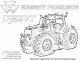 Massey Ferguson Tractor Coloring Pages Sketch Page sketch template