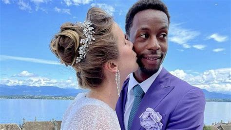 Here come the pictures! Gael Monfils and Elina Svitolina wedding ...