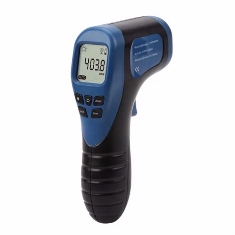 Digital LCD Tachometer Non Contact Digital Laser Photo Tachometer Gun RPM Tach Tester Meter ...