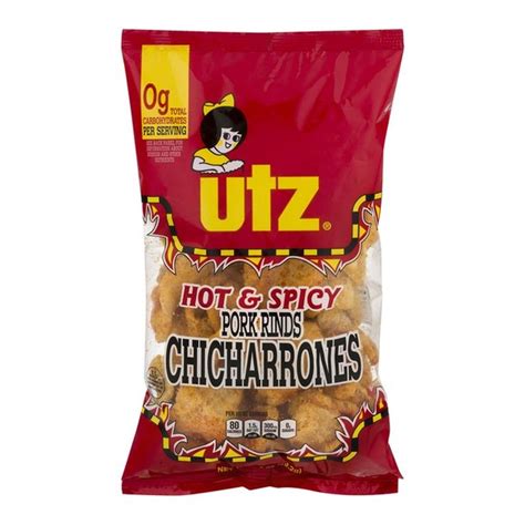 Utz Pork Rinds Hot & Spicy (3.5 oz) - Instacart