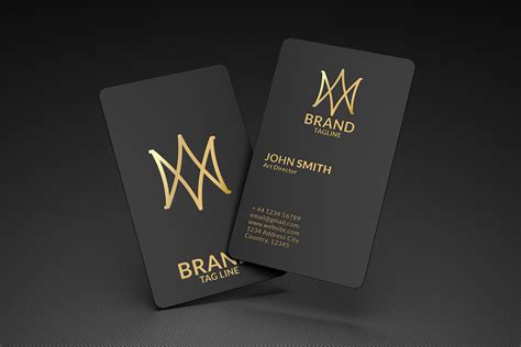 Black Business Card Mockup Psd Sale | dakora.com.co