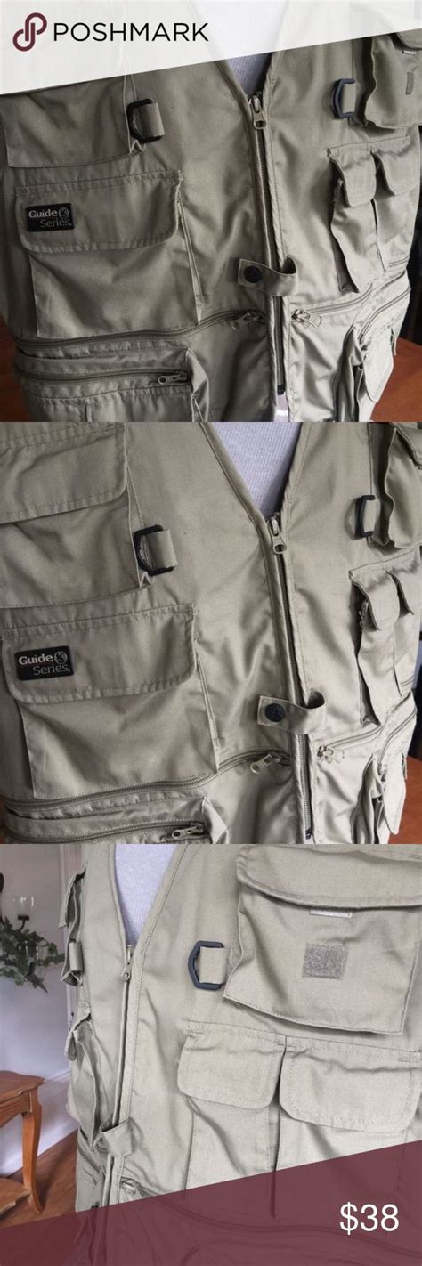 Gander Mountain fishing vest men's 2XL Khaki | Vests mens, Fishing vest ...