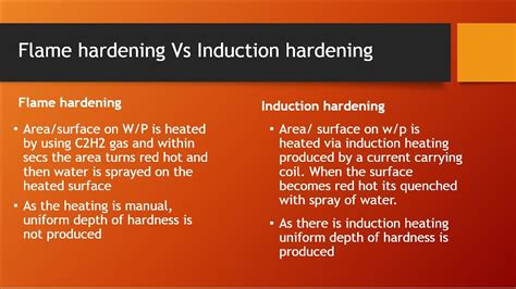 Difference between flame hardening and induction hardening - YouTube