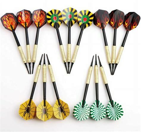 15 Pack Soft Tips Darts for Electronic Dartboard Plastic Point Tip Dart ...