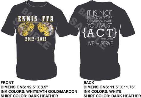 Ag shirt idea | Ffa, Heathers shirts, Colorful shirts