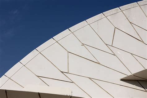 Close-up of a section of the National Museum of Qatar | National Museum Qatar | Doha | Travel ...