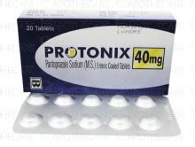 Protonix Tab 40mg 2x10's