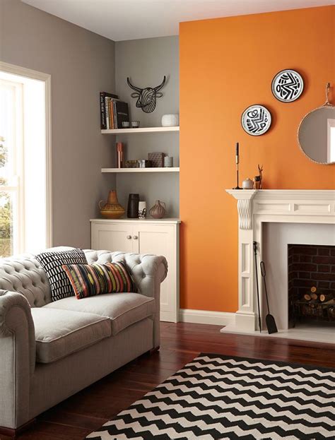 Standard Emulsion Standard Emulsion Matt Paint | Living room orange ...