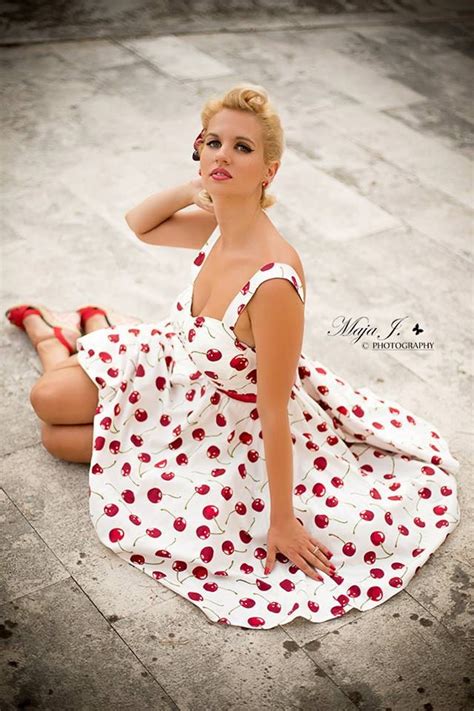 Red Cherry Dress Cherries Dress Summer Dress Rockabilly - Etsy