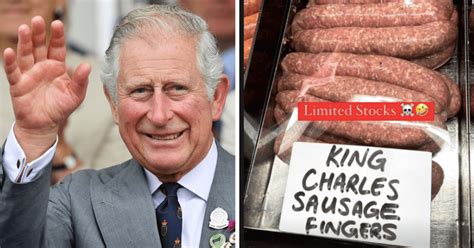 Butcher shop sells 'King Charles sausages' as it trolls new monarch ...