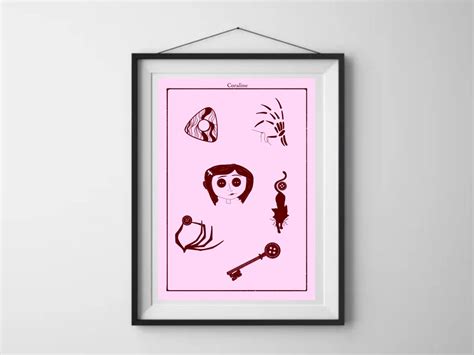 Coraline Movie Art INSTANT DOWNLOAD Custom Illustration, Printable Downloadable Movie Art - Etsy