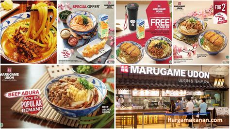 √ Harga Menu Marugame Udon Surabaya | Hargamakanan.com