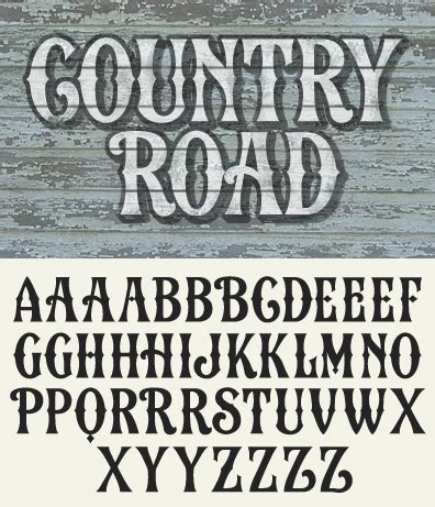 Pin by Alicia Holt on Font Samples | Country fonts, Lettering alphabet, Western font