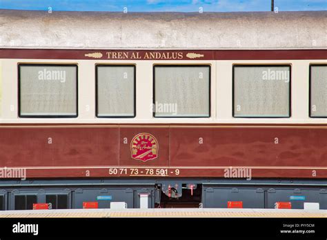 Ronda, Andalucia, Spain-October 20, 2017: Old Luxury Train at Ronda ...