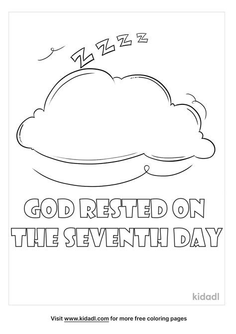 Sabbath Day Coloring Pages