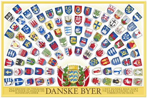 Coats of Arms of the Cities and Towns of Denmark by Regicollis on DeviantArt