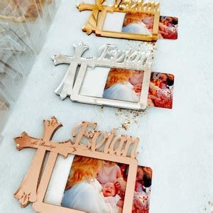 Baptism Gift, Personalized Baptism Frame Favor, Christening Favors ...