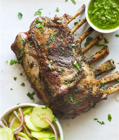 Grilled Rack of Lamb - Immaculate Bites