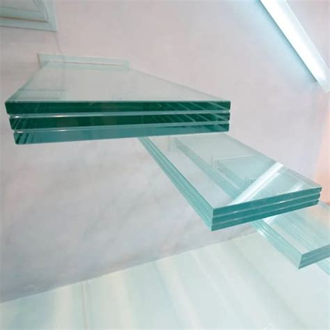 modern glass floating stairs design, floating laminated glass staircase structural, floating ...