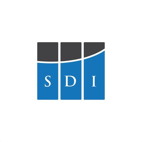 SDI letter logo design on white background. SDI creative initials letter logo concept. SDI ...