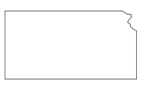 Blog de Biologia: Kansas Outline Map