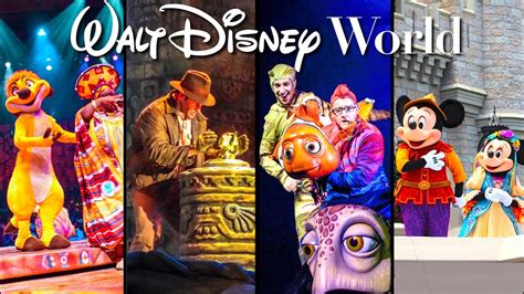 Top 7 BEST Stage Shows at Walt Disney World - YouTube