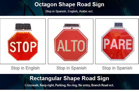 Solar Powered Stop Sign--Nokin Solar Road Markers