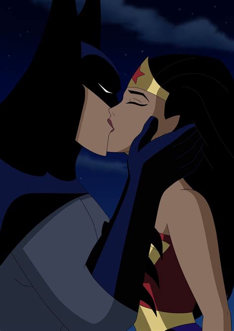 Batman and Wonder Woman Kiss | Batman wonder woman, Superman wonder woman, Batman