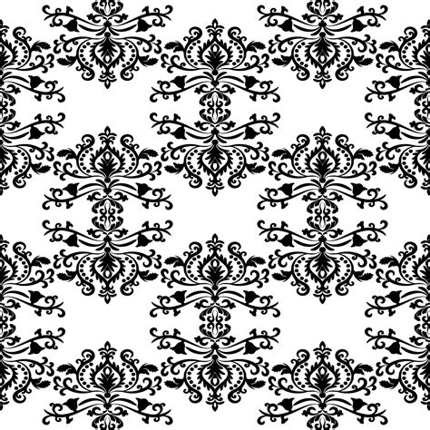 Premium Vector | Seamless damask wallpaper for home decor. black and ...