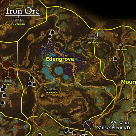 Iron Vein (Large) | New World Wiki | Where to find with Maps, Skill lvl ...