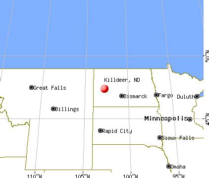 Killdeer, North Dakota (ND 58640) profile: population, maps, real estate, averages, homes ...