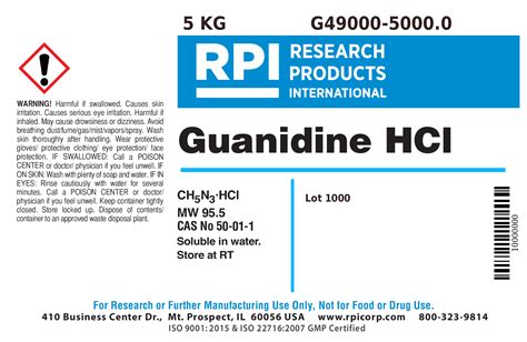 G49000-5000.0 - Guanidine Hydrochloride, 5 Kilograms