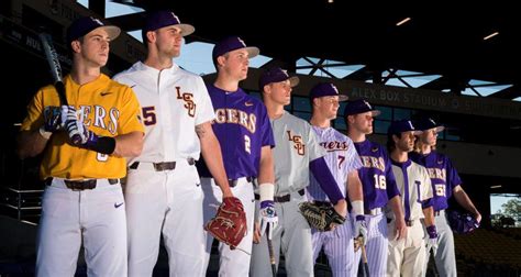 Looking sharp: LSU baseball unveils 2017 uniform combinations, when and ...