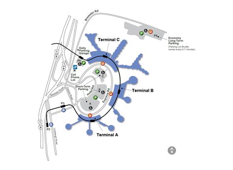 Newark Liberty International Airport | Newark airport, Economy car rental, Airport map
