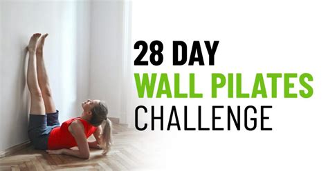 28 Day Wall Pilates Challenge Calendar - Isis Revkah