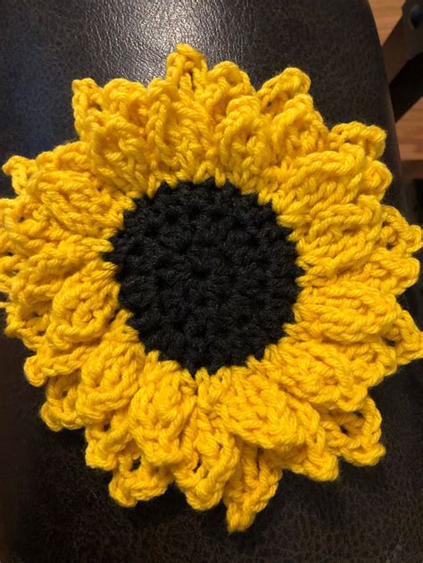 Sunflower Crochet Pattern Instant PDF Download - Etsy | Crochet flowers easy, Crochet patterns ...