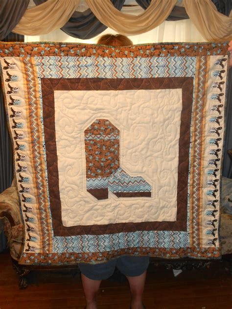 Cowboy Boot | Cowboy quilt, Quilt blocks, Baby quilts