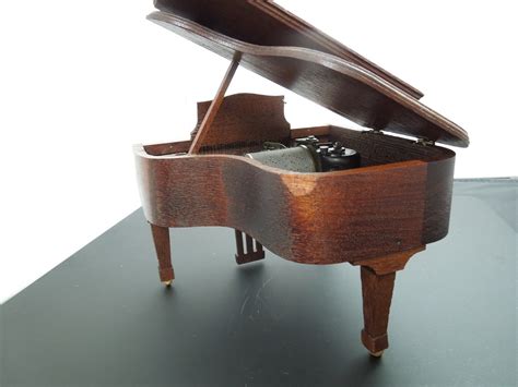 G394 Beautiful Wooden Grand Piano Music Box made in | Etsy