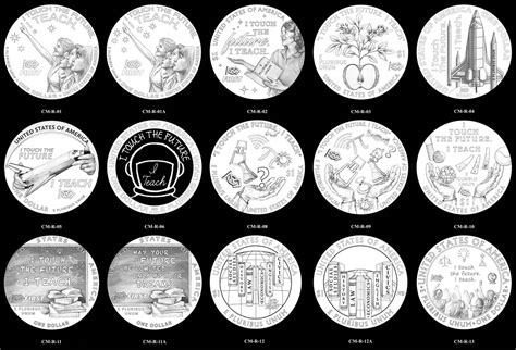 2021 Christa McAuliffe Commemorative Silver Dollar Candidate Designs | CoinNews