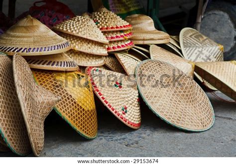 Asian Conical Hats Traditionally Worn By Stock Photo 29153674 ...